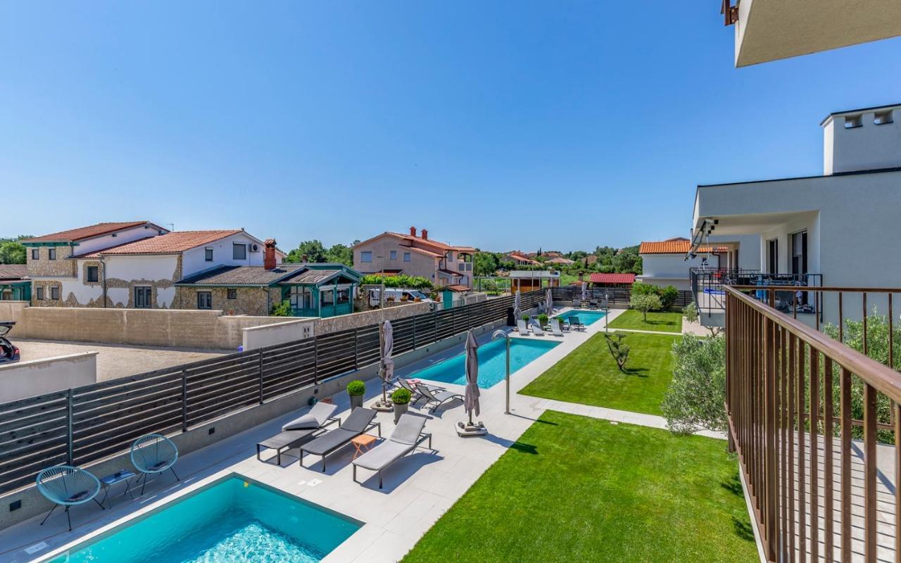 Ap Caci Mit Pool - Istriensonne 0712-0737 Apartment Medulin Exterior foto