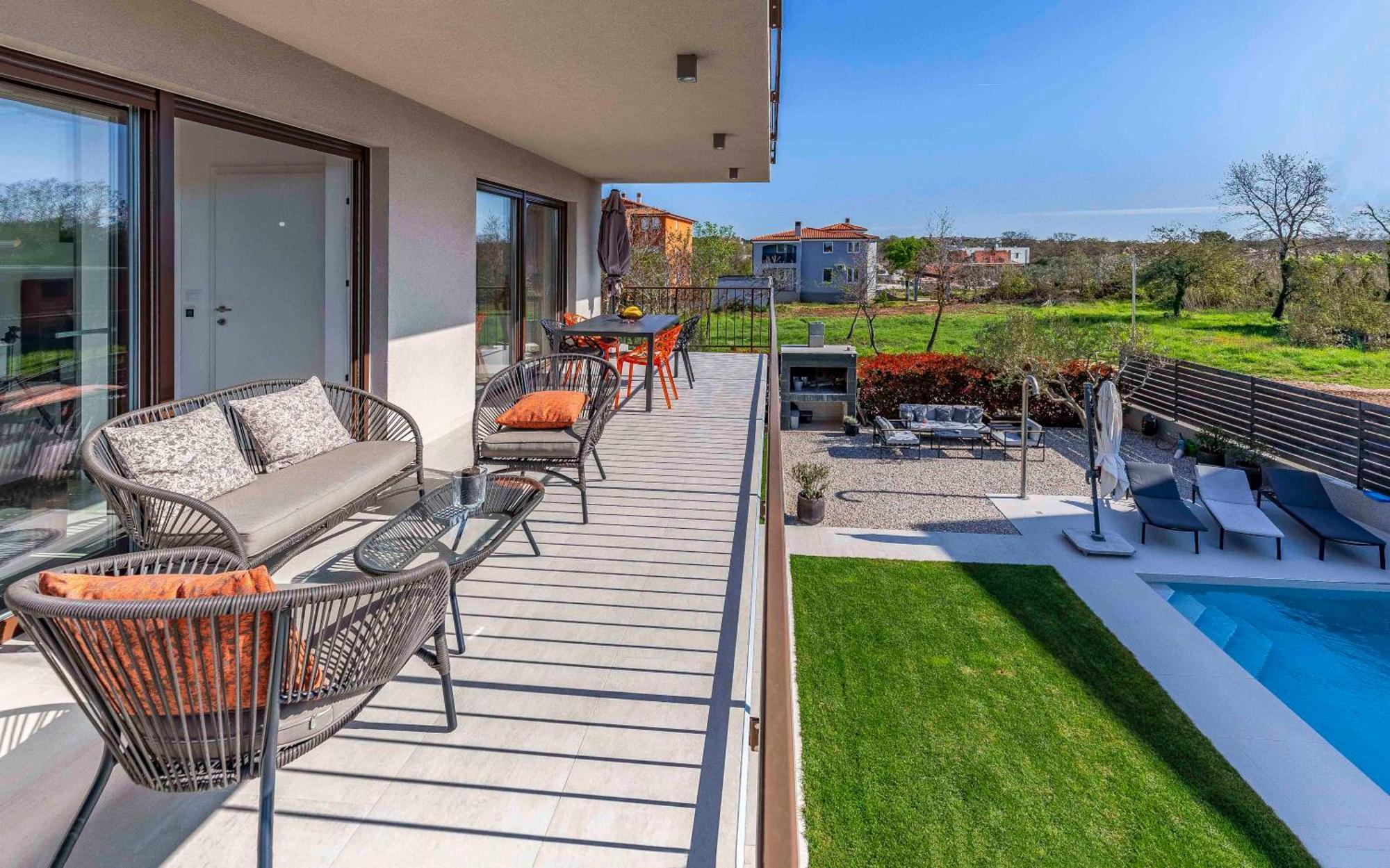 Ap Caci Mit Pool - Istriensonne 0712-0737 Apartment Medulin Exterior foto